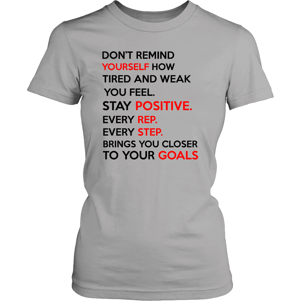 Spartan Mart - T-shirt; Don’t Remind Yourself How Tired and Weak You Feel (Light) Mixed Apparel