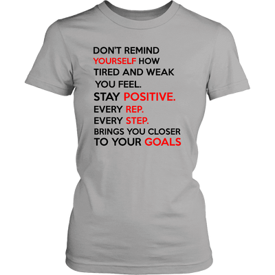 Spartan Mart - T-shirt; Don’t Remind Yourself How Tired and Weak You Feel (Light) Mixed Apparel