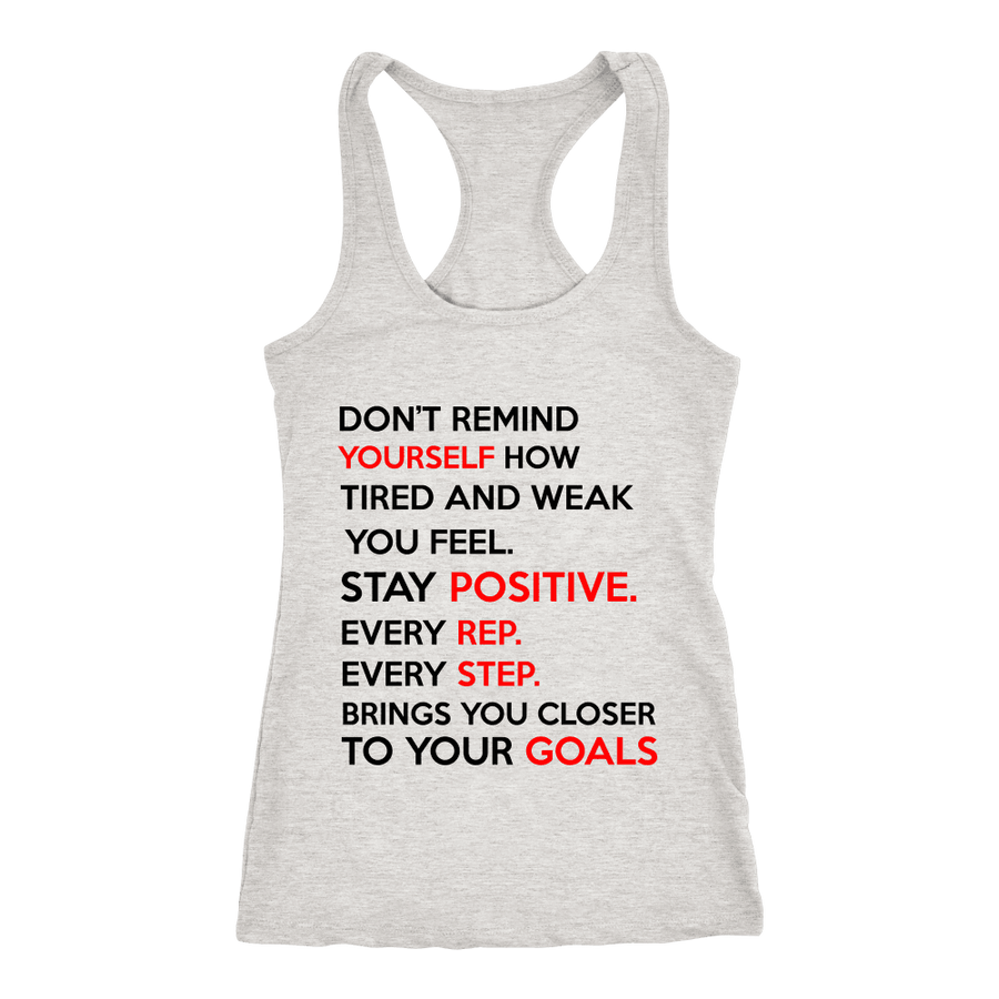 Spartan Mart - T-shirt; Don’t Remind Yourself How Tired and Weak You Feel (Light) Mixed Apparel