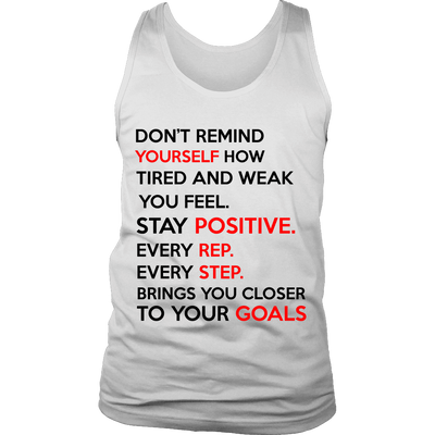 Spartan Mart - T-shirt; Don’t Remind Yourself How Tired and Weak You Feel (Light) Mixed Apparel