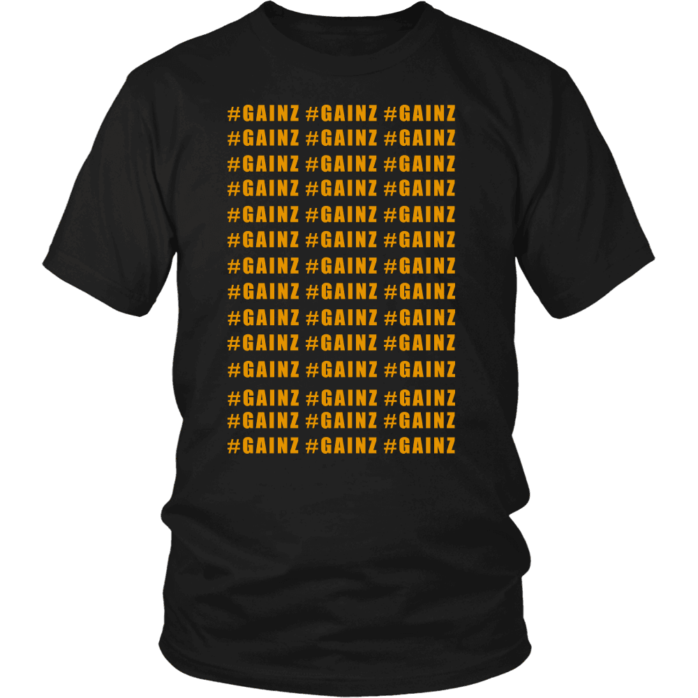 Spartan Mart - T-shirt; #Gainz Dsitrict Unisex Shirt