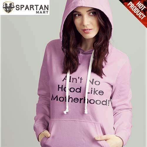 Spartan Mart - T-shirt; AIN'T NO HOOD LIKE MOTHERHOOD - SWEATSHIRT, HOODIE, V-NECK T