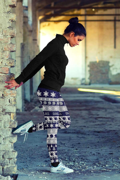Spartan Mart - Leggings; Dallas Ugly Christmas Classic Football Leggings