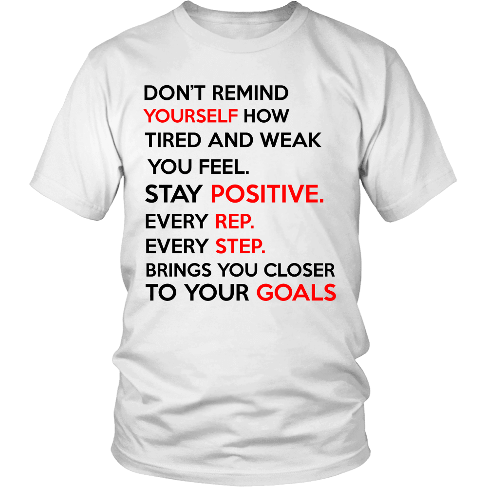 Spartan Mart - T-shirt; Don’t Remind Yourself How Tired and Weak You Feel (Light) Mixed Apparel