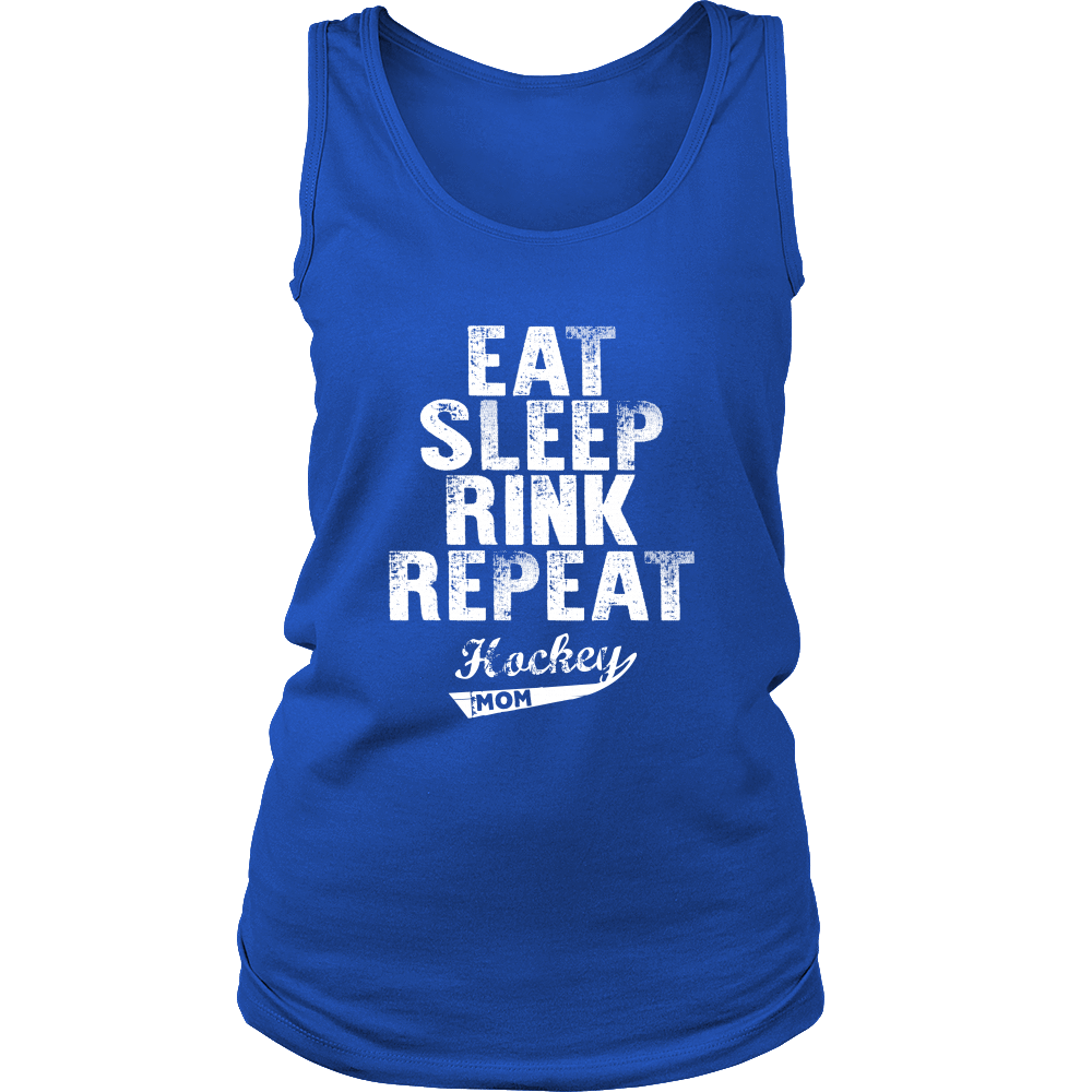 Spartan Mart - Tank Tops; Eat, Sleep, Rink Repeat Women Tanks