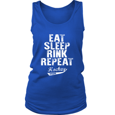Spartan Mart - Tank Tops; Eat, Sleep, Rink Repeat Women Tanks