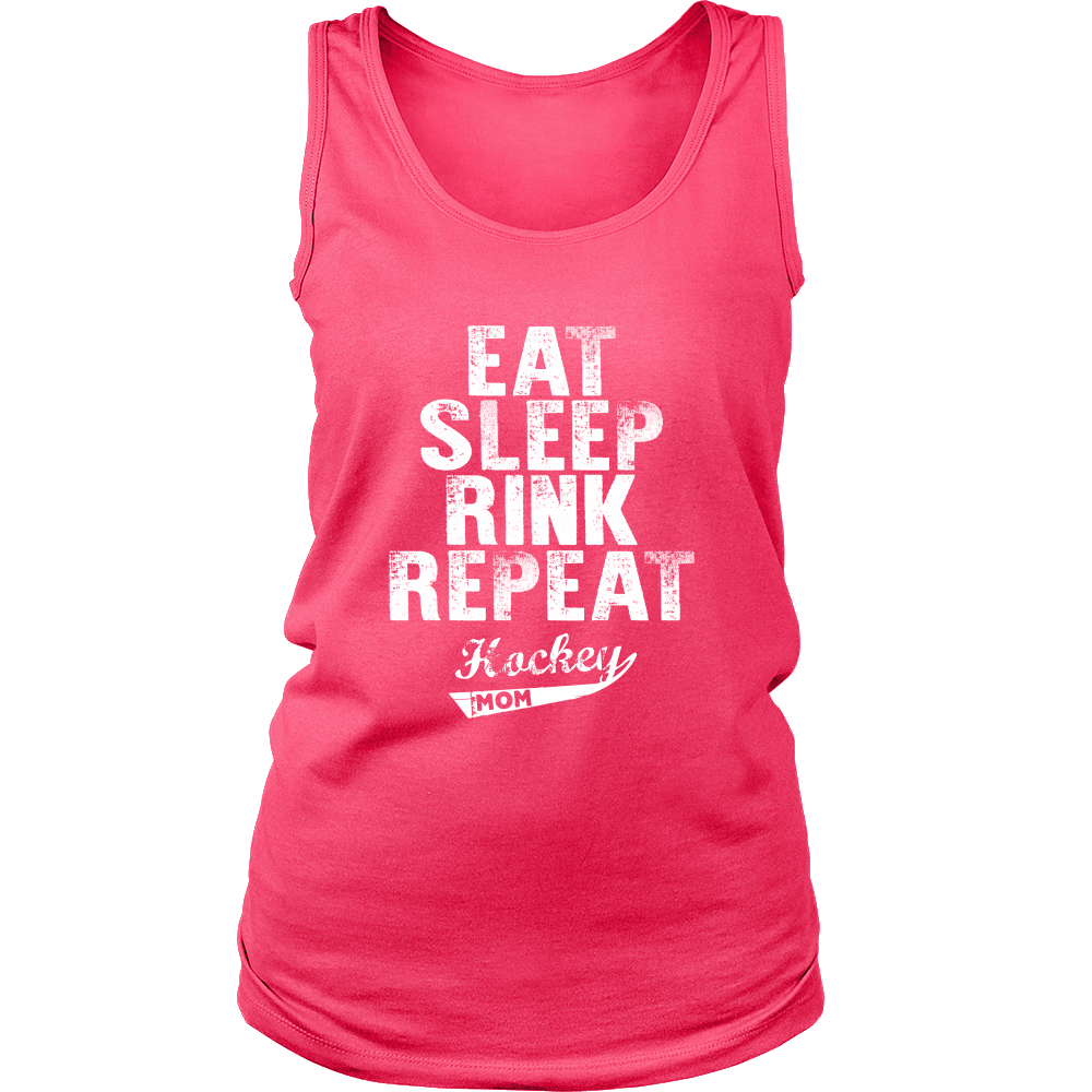 Spartan Mart - Tank Tops; Eat, Sleep, Rink Repeat Women Tanks