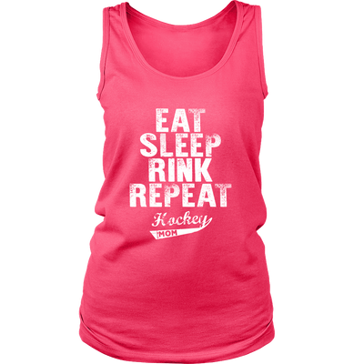Spartan Mart - Tank Tops; Eat, Sleep, Rink Repeat Women Tanks