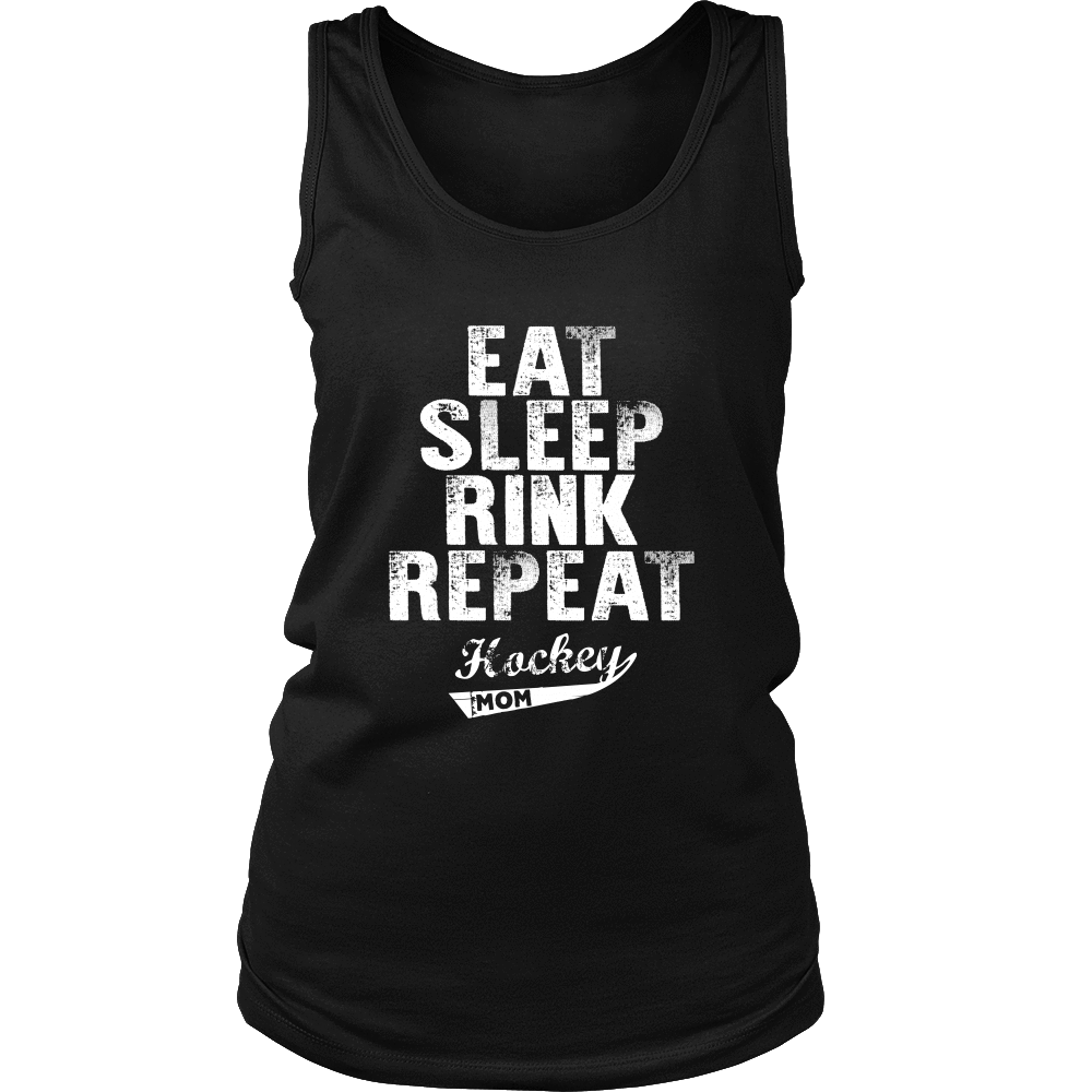 Spartan Mart - Tank Tops; Eat, Sleep, Rink Repeat Women Tanks