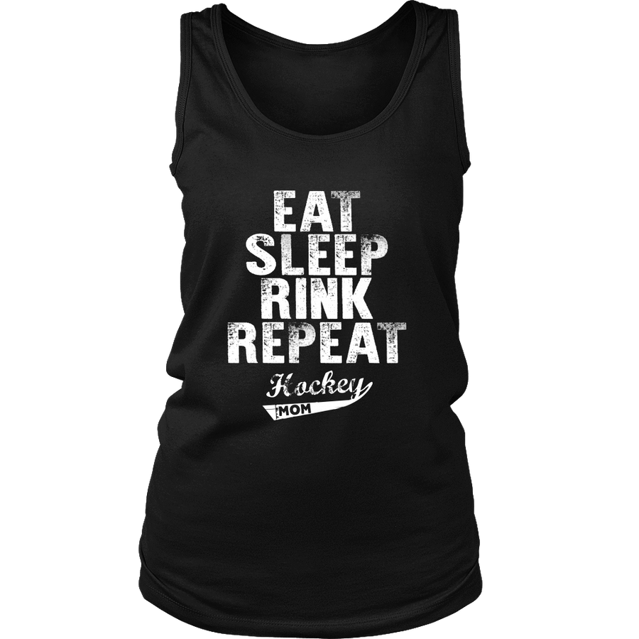 Spartan Mart - Tank Tops; Eat, Sleep, Rink Repeat Women Tanks