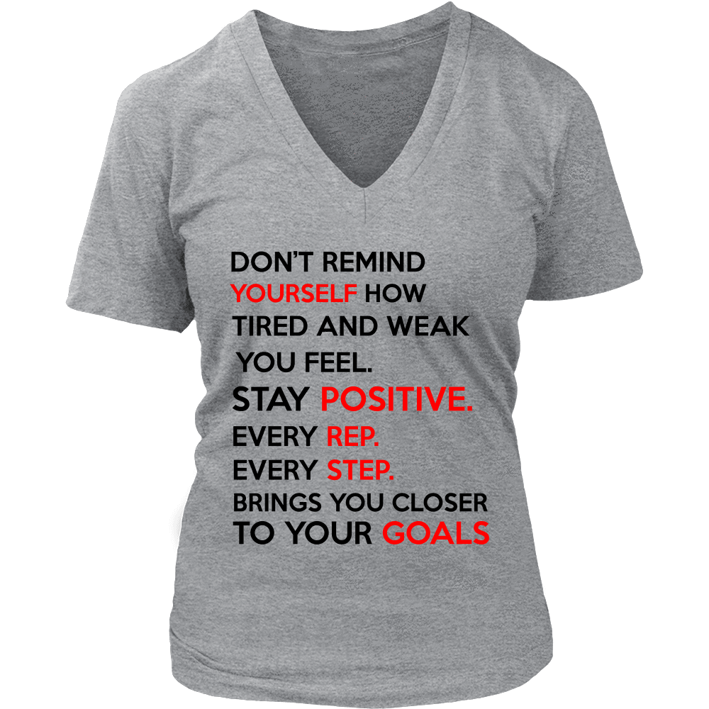 Spartan Mart - T-shirt; Don’t Remind Yourself How Tired and Weak You Feel (Light) Mixed Apparel