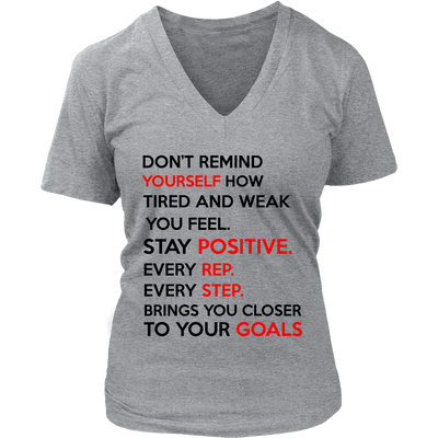 Spartan Mart - T-shirt; Don’t Remind Yourself How Tired and Weak You Feel (Light) Mixed Apparel