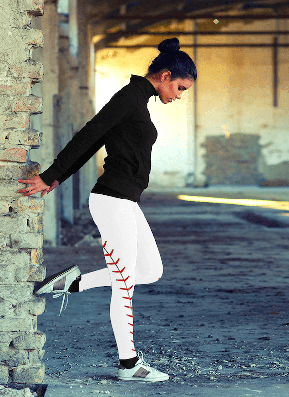 Spartan Mart - Leggings; Baseball Stitch Leggings