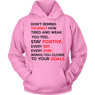 Spartan Mart - T-shirt; Don’t Remind Yourself How Tired and Weak You Feel (Light) Mixed Apparel