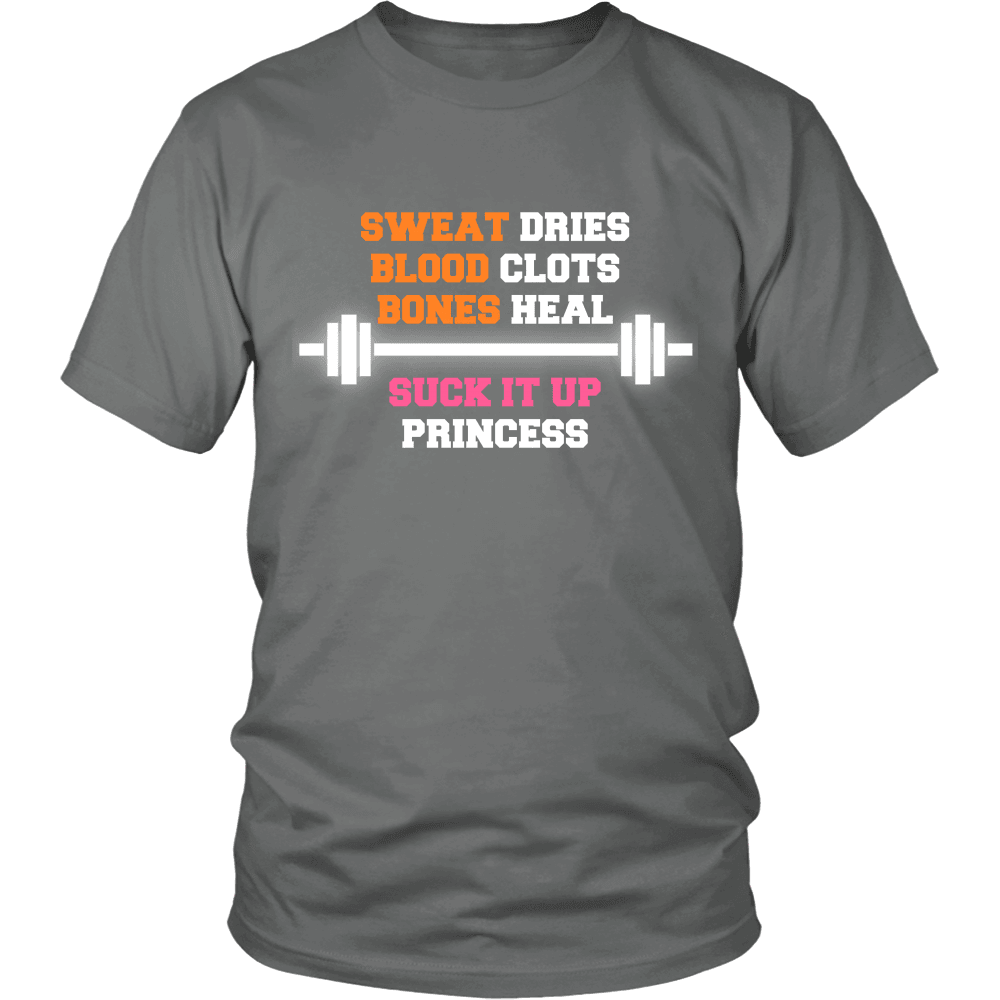 Spartan Mart - T-shirt; "Suck It Up Princess" Apparel