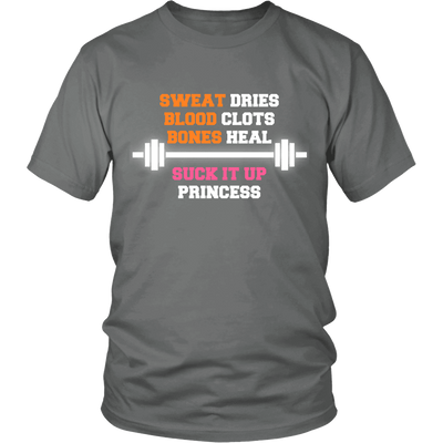 Spartan Mart - T-shirt; "Suck It Up Princess" Apparel