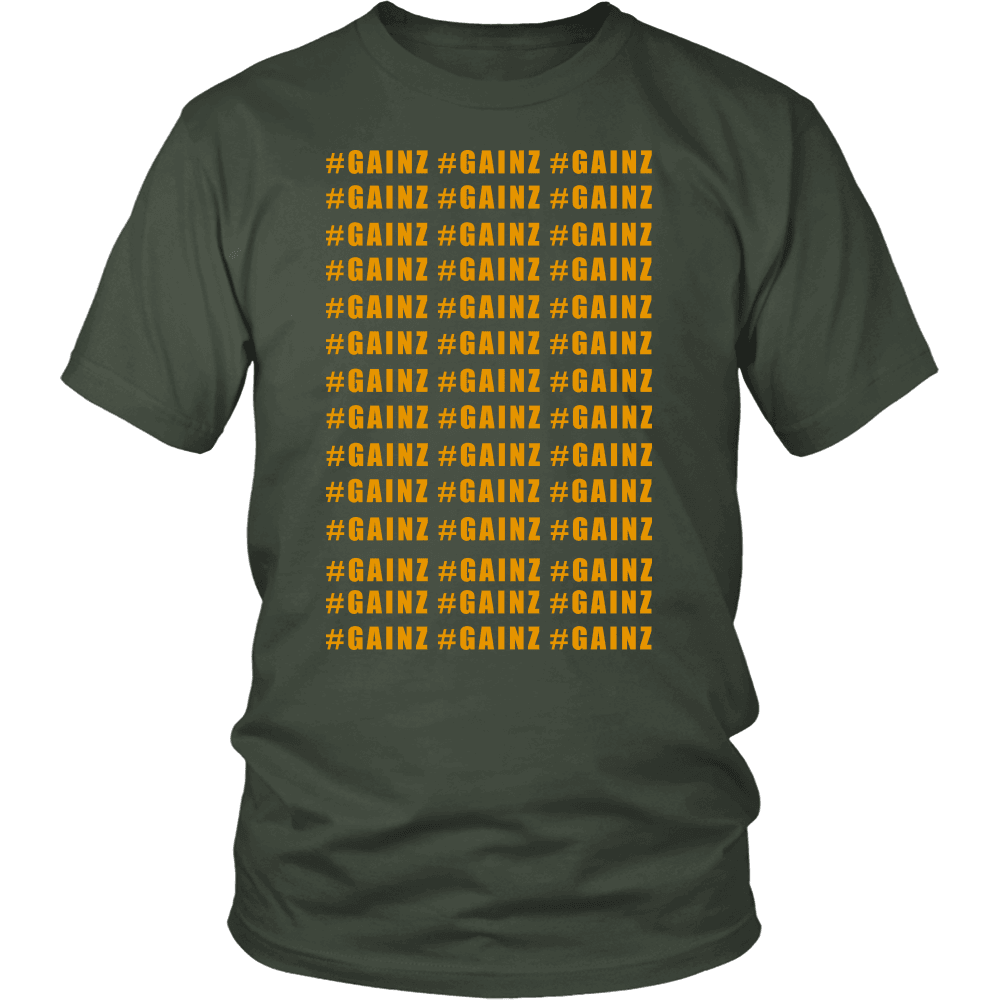 Spartan Mart - T-shirt; #Gainz Dsitrict Unisex Shirt