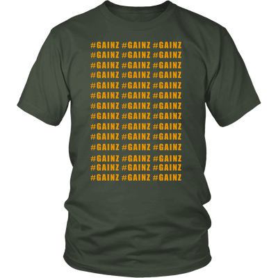 Spartan Mart - T-shirt; #Gainz Dsitrict Unisex Shirt