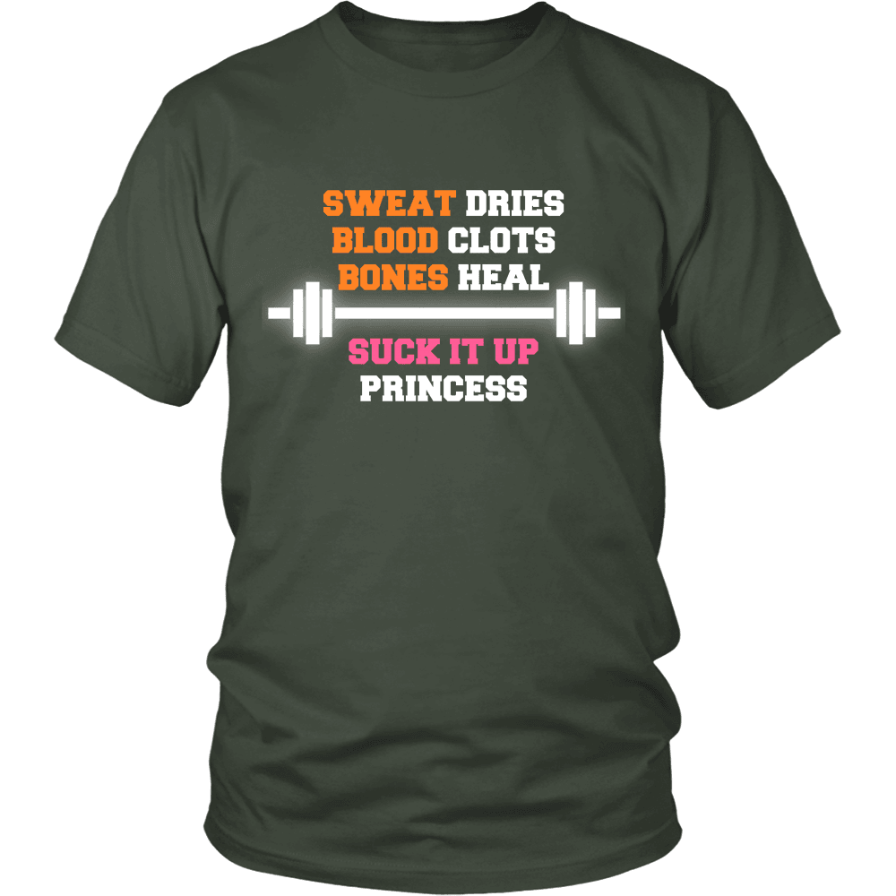 Spartan Mart - T-shirt; "Suck It Up Princess" Apparel
