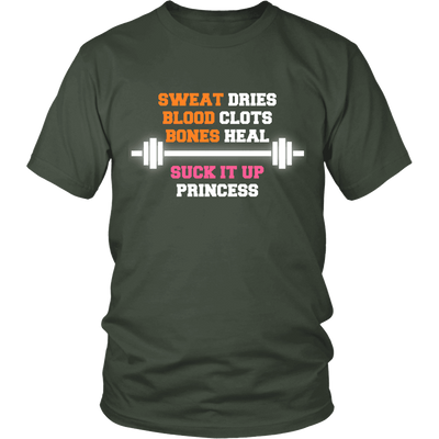 Spartan Mart - T-shirt; "Suck It Up Princess" Apparel