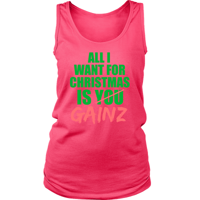 Spartan Mart - T-shirt; All I Want For Christmas Is GAINZ